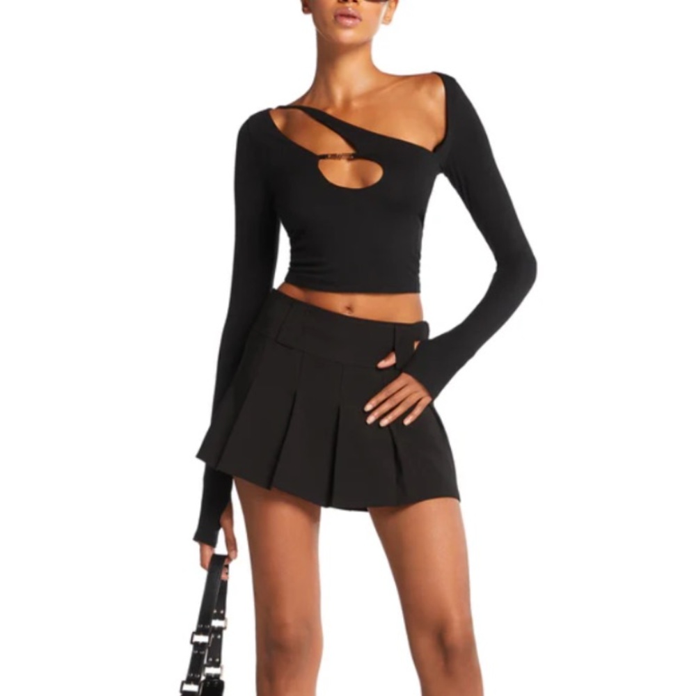 I.AM.GIA Black Mini Skirt